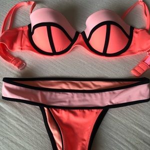VS Neon Colorblock Swimsuit
